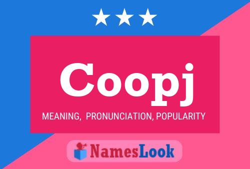 Coopj Name Poster