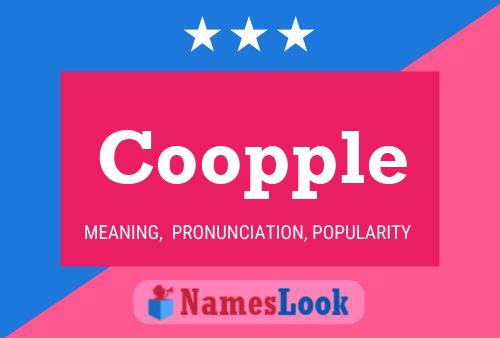 Coopple Name Poster