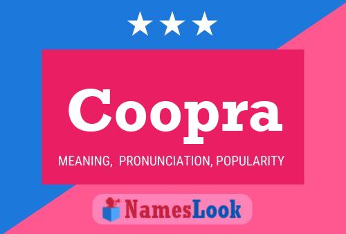 Coopra Name Poster