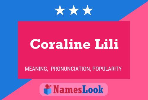 Coraline Lili Name Poster