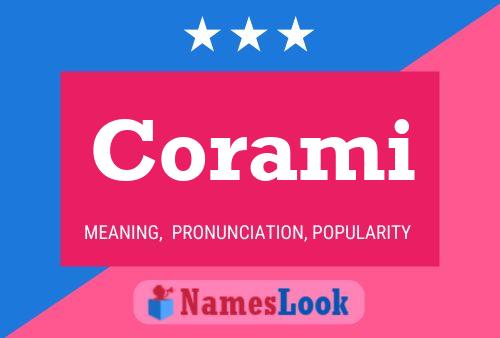 Corami Name Poster