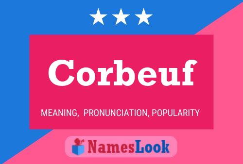 Corbeuf Name Poster