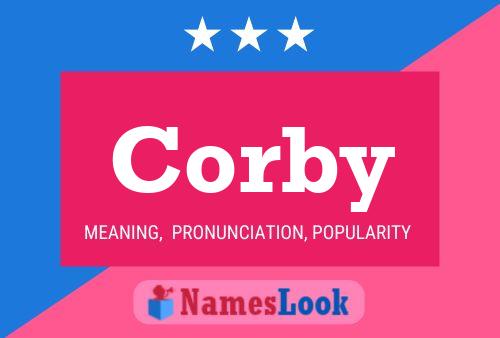 Corby Name Poster