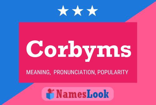 Corbyms Name Poster