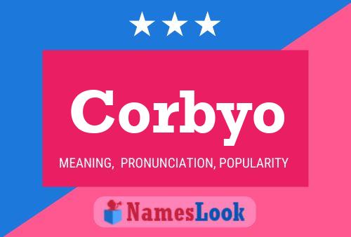 Corbyo Name Poster