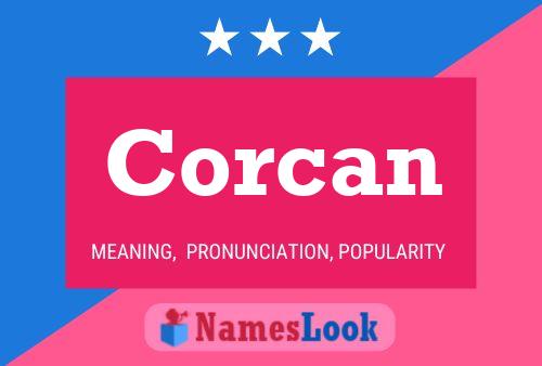 Corcan Name Poster