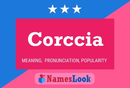 Corccia Name Poster