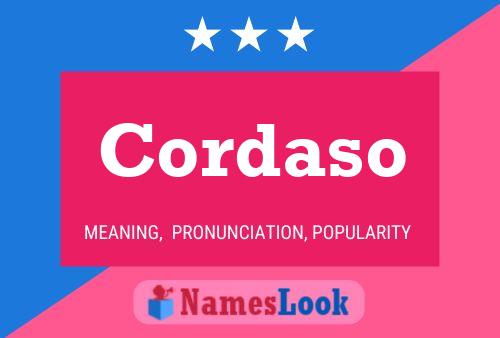 Cordaso Name Poster