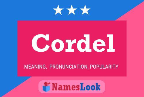 Cordel Name Poster