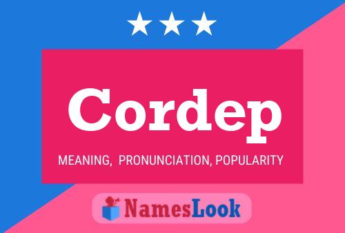 Cordep Name Poster