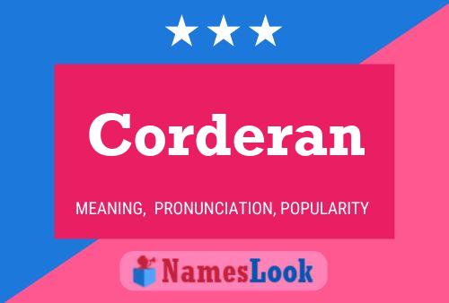 Corderan Name Poster