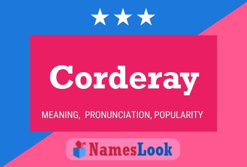 Corderay Name Poster