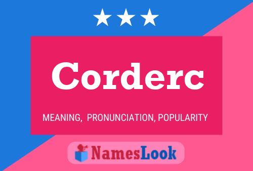 Corderc Name Poster