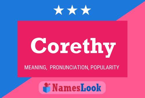 Corethy Name Poster