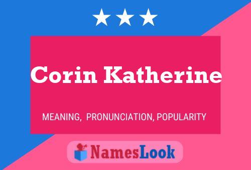 Corin Katherine Name Poster