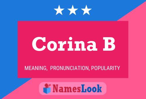 Corina B Name Poster