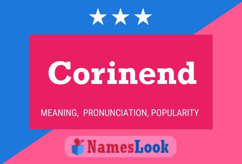 Corinend Name Poster