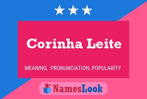 Corinha Leite Name Poster