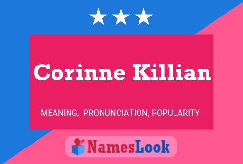 Corinne Killian Name Poster