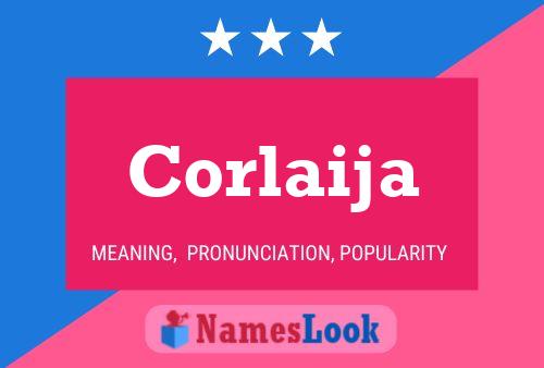 Corlaija Name Poster