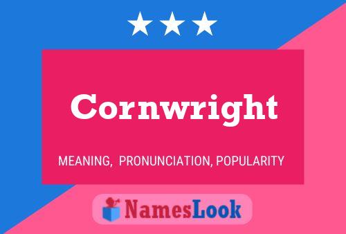 Cornwright Name Poster