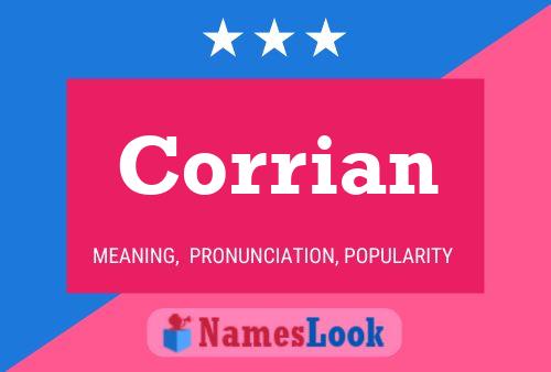 Corrian Name Poster