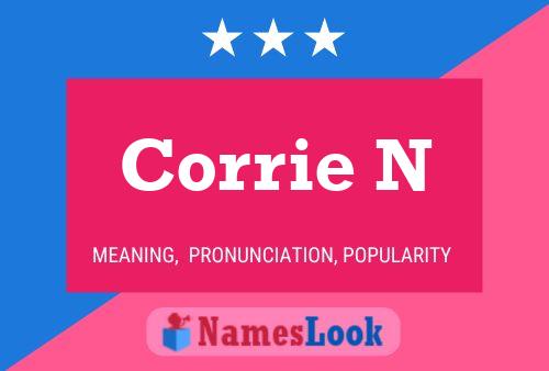 Corrie N Name Poster