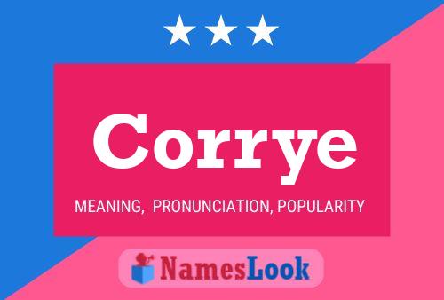 Corrye Name Poster