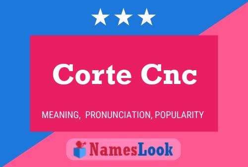 Corte Cnc Name Poster