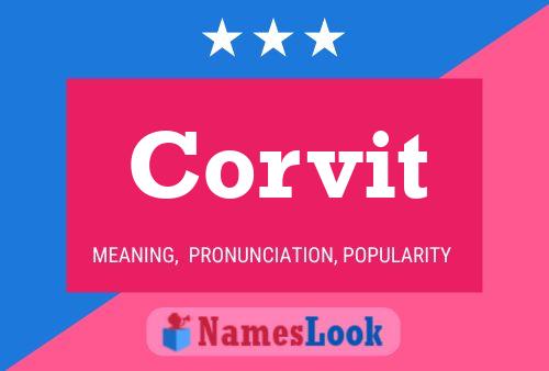 Corvit Name Poster