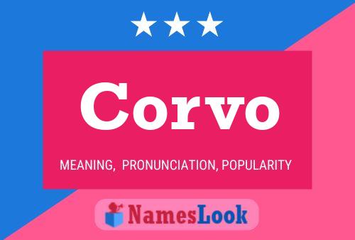 Corvo Name Poster