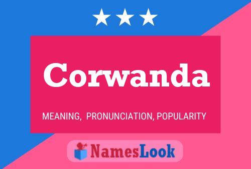 Corwanda Name Poster