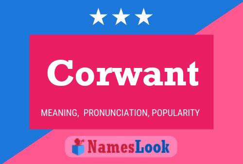 Corwant Name Poster