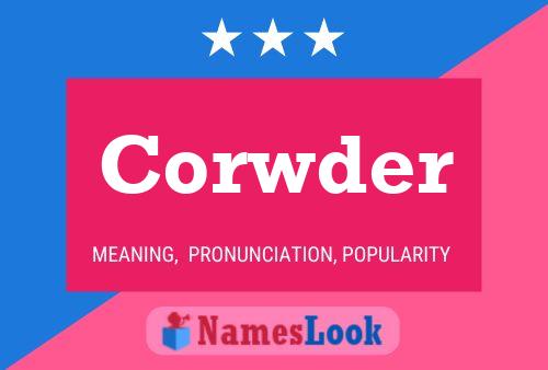 Corwder Name Poster