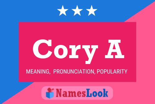 Cory A Name Poster