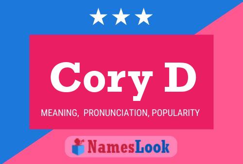 Cory D Name Poster