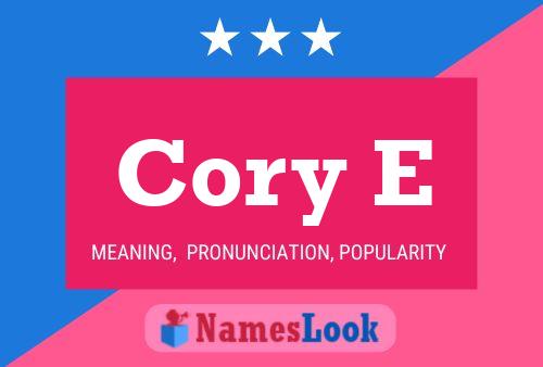 Cory E Name Poster