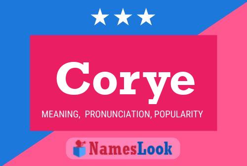 Corye Name Poster