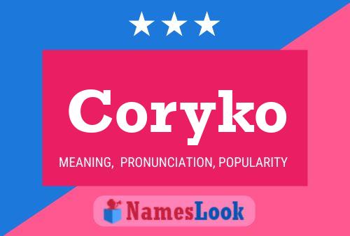 Coryko Name Poster