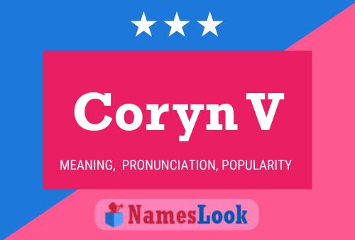 Coryn V Name Poster