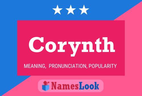 Corynth Name Poster