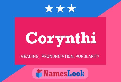 Corynthi Name Poster