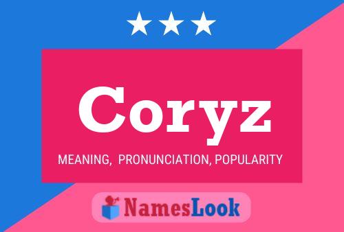 Coryz Name Poster