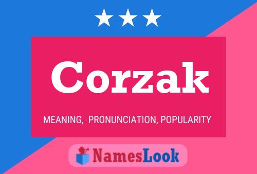 Corzak Name Poster