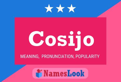 Cosijo Name Poster