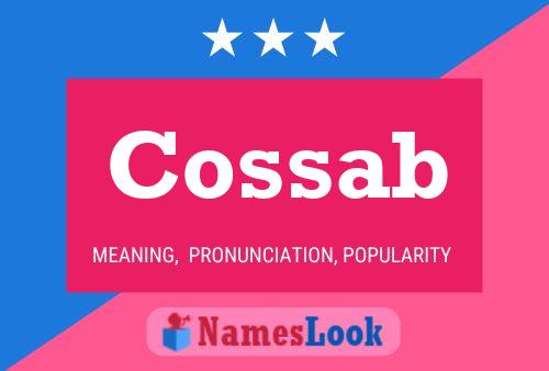 Cossab Name Poster