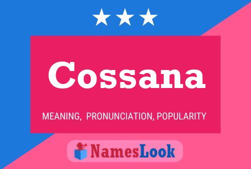 Cossana Name Poster