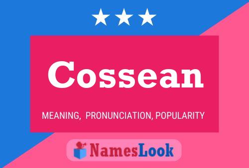 Cossean Name Poster