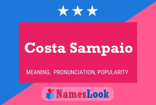 Costa Sampaio Name Poster