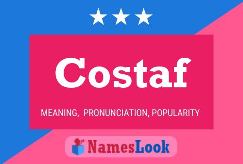 Costaf Name Poster